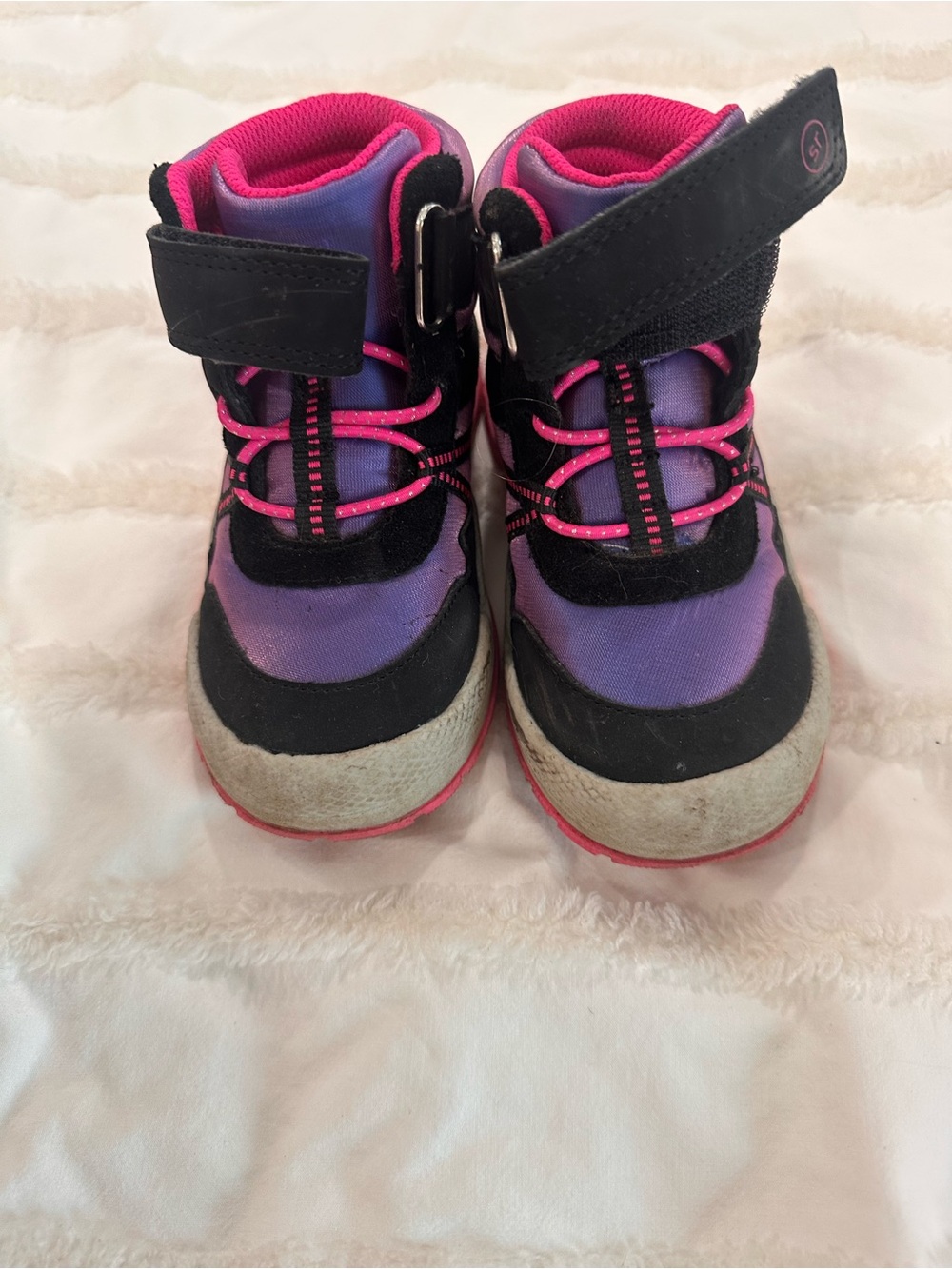 Stride Rite Kids Purple and Pink Winter Boots